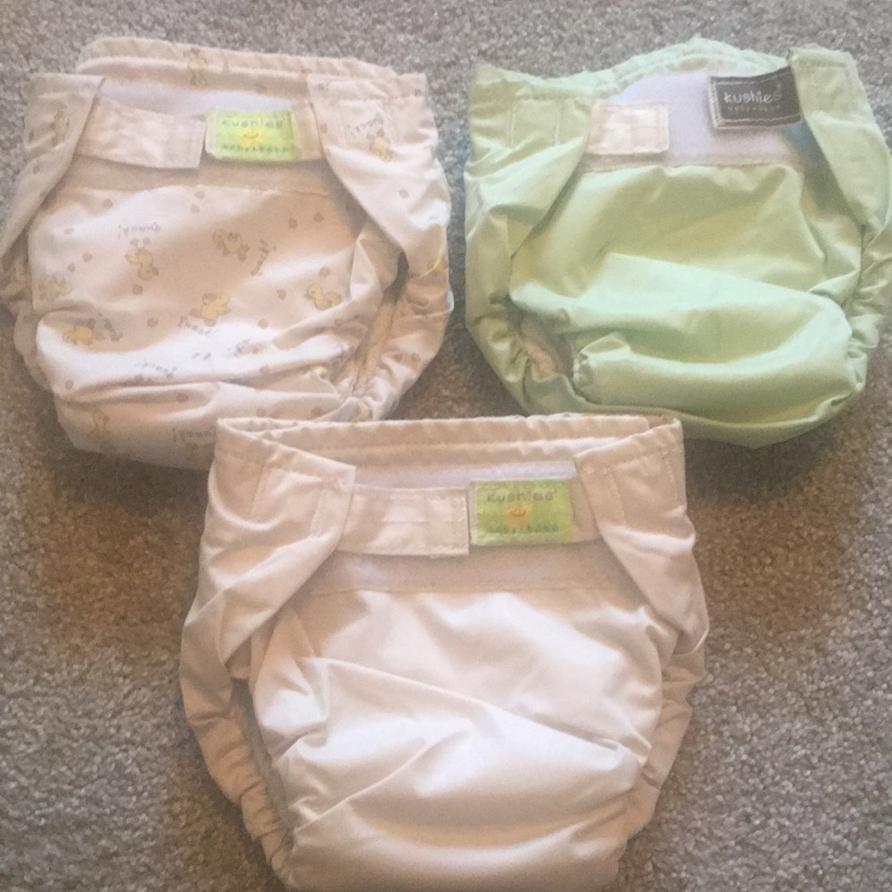 Kushies all in one diaper  10-22 lbs